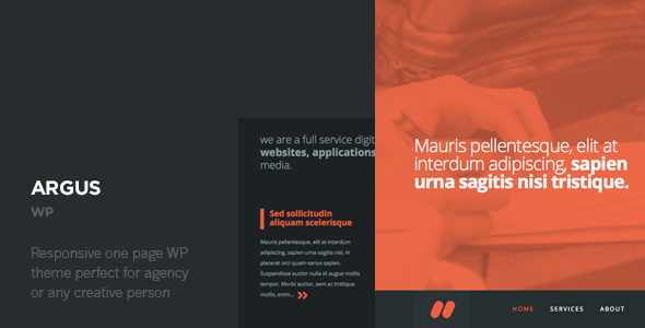 ThemeForest Argus One Page Responsive Wordpress Theme 6860195 ThemeForest Argus One Page Responsive Wordpress Theme 6860195