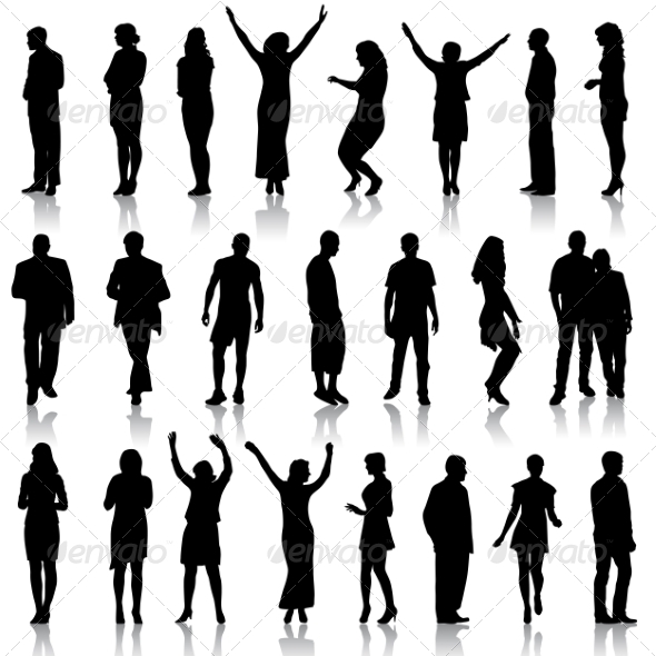 GraphicRiver Silhouettes 6943608 GraphicRiver Silhouettes 6943608