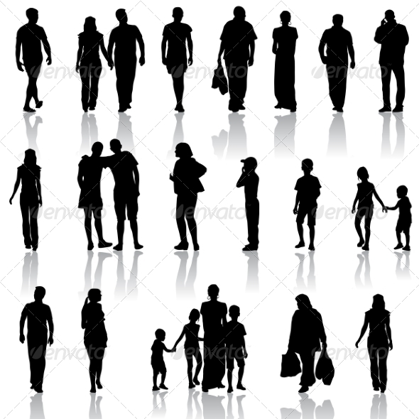 GraphicRiver Silhouettes 6943618 GraphicRiver Silhouettes 6943618