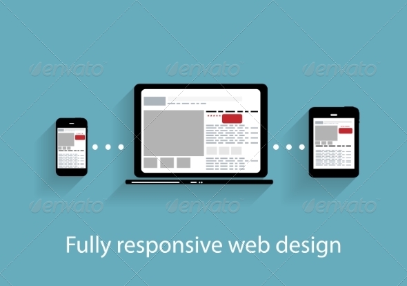 GraphicRiver Responsive Web Design Icon 6959749 GraphicRiver Responsive Web Design Icon 6959749