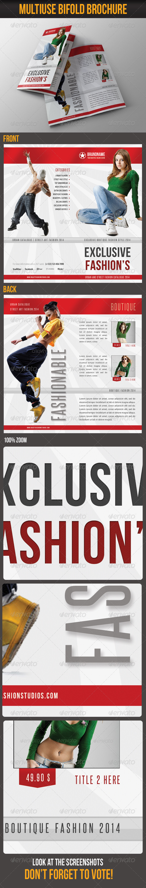 GraphicRiver Multiuse Bifold Brochure 50 6964903 GraphicRiver Multiuse Bifold Brochure 50 6964903