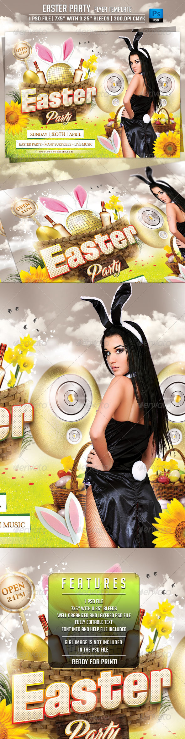 GraphicRiver Easter Party Flyer Template 6964933 GraphicRiver Easter Party Flyer Template 6964933