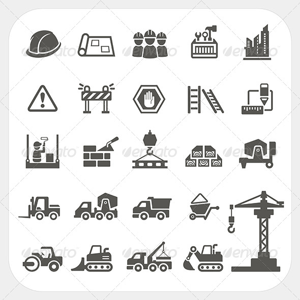 GraphicRiver Construction Icons Set 6964935 GraphicRiver Construction Icons Set 6964935