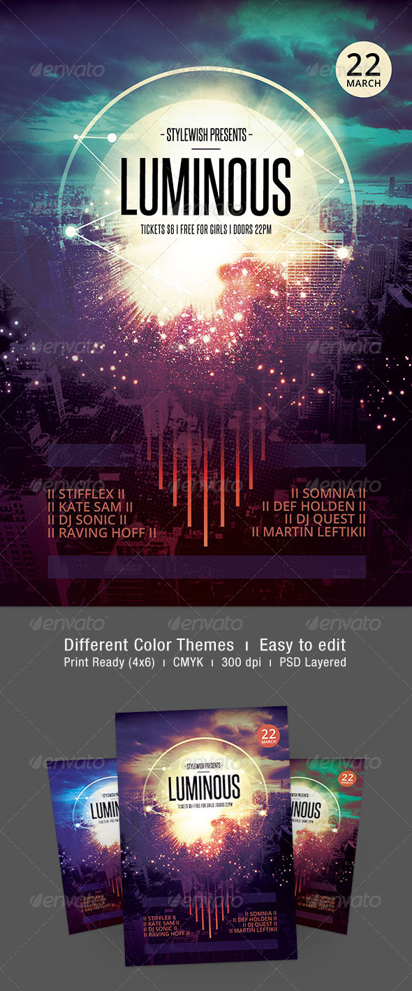 Luminous Flyer - Concerts Events
