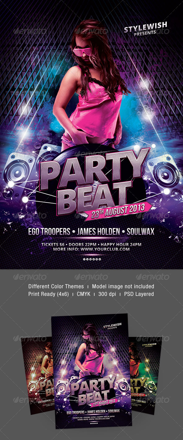 Party Beat Flyer - Clubs & Parties Events
