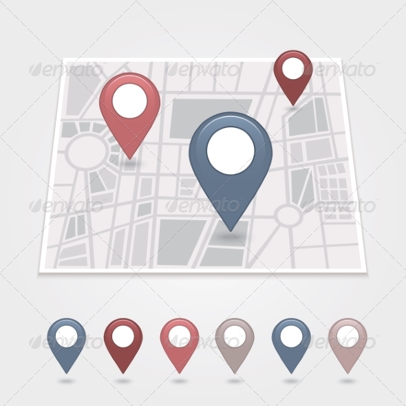 GraphicRiver Mapping Pins Icon 6966979 GraphicRiver Mapping Pins Icon 6966979
