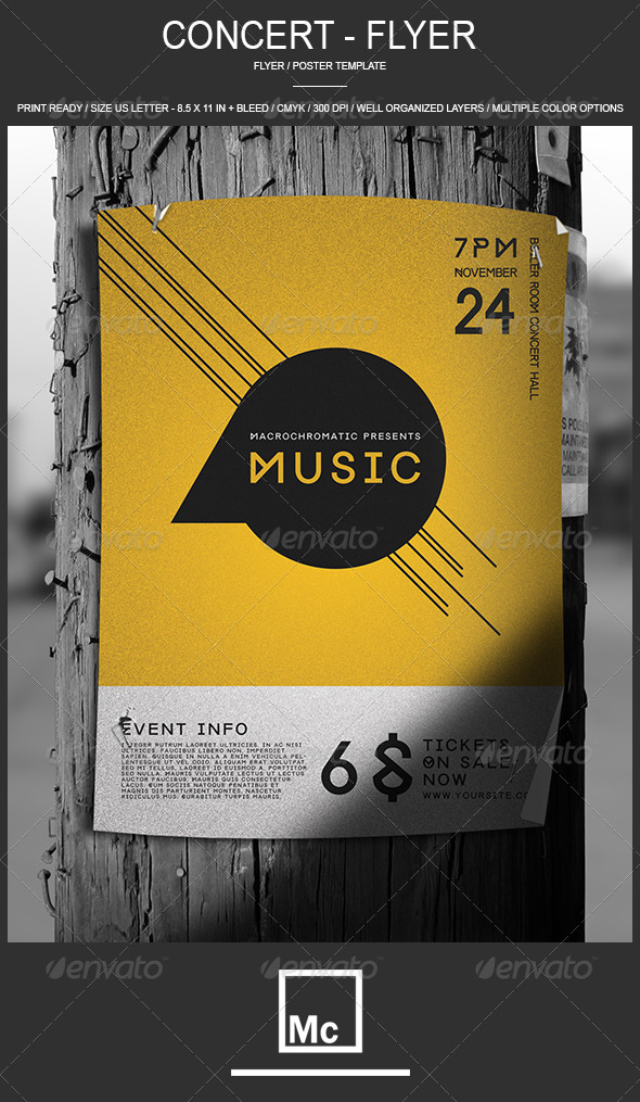 GraphicRiver Concert Flyer Poster 6967530 GraphicRiver Concert Flyer Poster 6967530