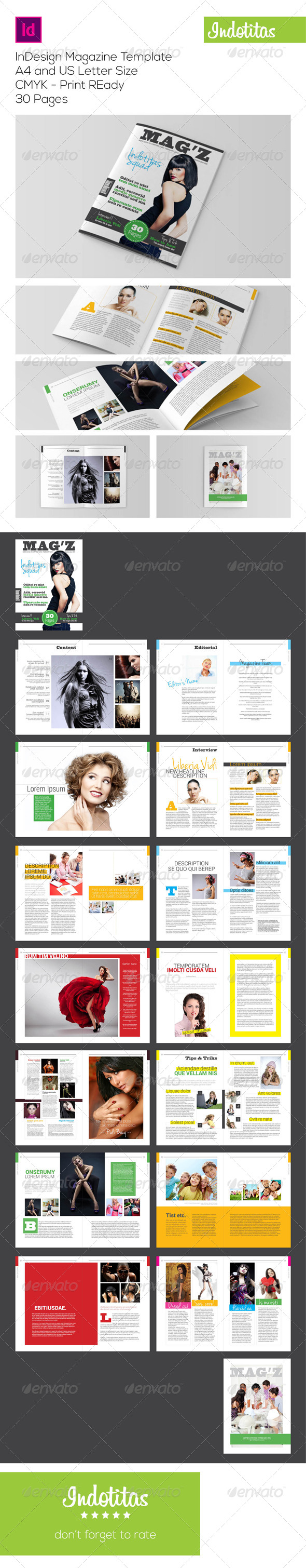 GraphicRiver InDesign Magazine Template 6968092 GraphicRiver InDesign Magazine Template 6968092