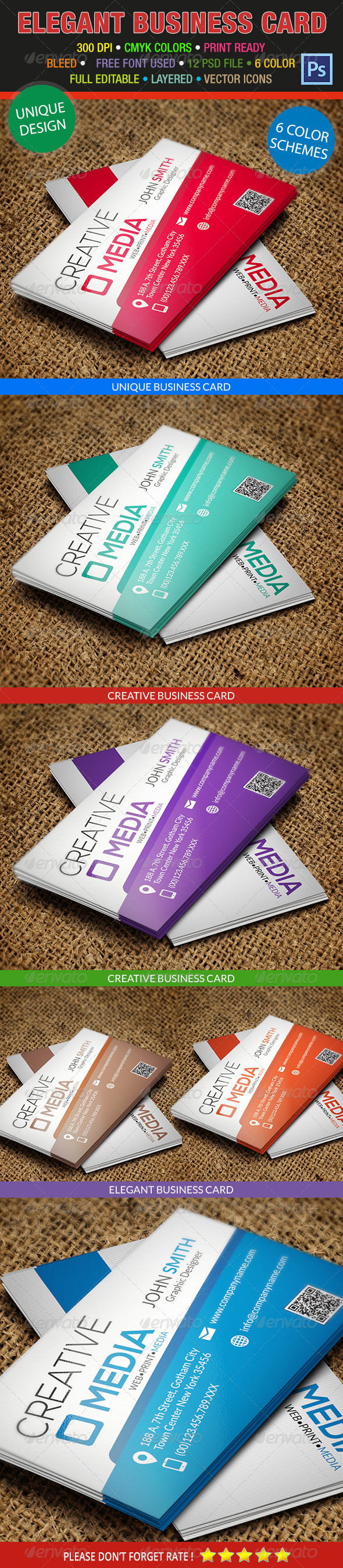 GraphicRiver Creative Business Card 208 6968268 GraphicRiver Creative Business Card 208 6968268