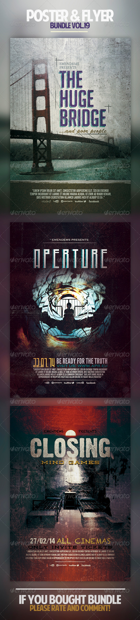 GraphicRiver Poster & Flyer Bundle Vol.19 6969954 GraphicRiver Poster & Flyer Bundle Vol.19 6969954