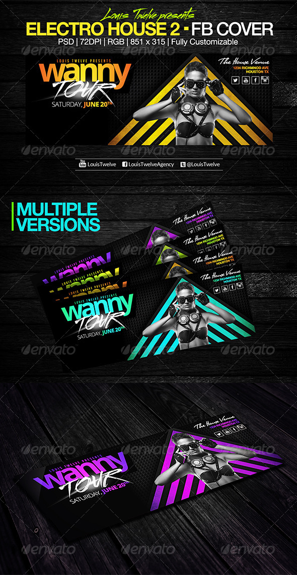 GraphicRiver Electro House 2 Facebook Cover 6971321 GraphicRiver Electro House 2 Facebook Cover 6971321