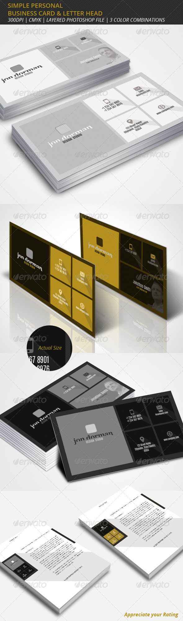 GraphicRiver Simple Professional Business Card & Letterhead 6949825 GraphicRiver Simple Professional Business Card & Letterhead 6949825