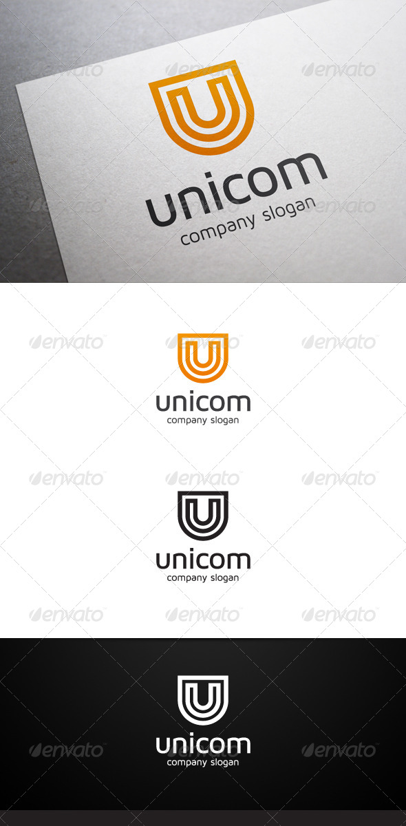 GraphicRiver Unicom U Letter Logo 6974221 GraphicRiver Unicom U Letter Logo 6974221