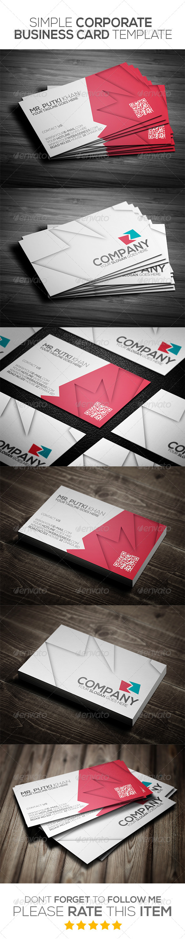 GraphicRiver Simple Corporate Business Card Template 6976998 GraphicRiver Simple Corporate Business Card Template 6976998