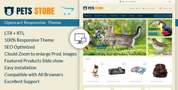 ThemeForest Pet Store Opencart Responsive Theme 6977052 ThemeForest Pet Store Opencart Responsive Theme 6977052