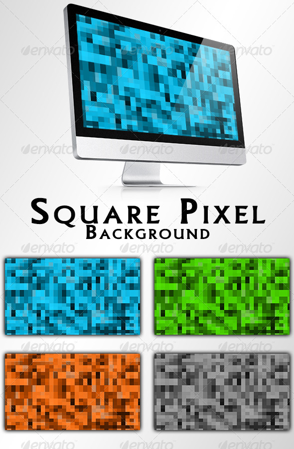 GraphicRiver Square Pixel Backgrounds 6979126 GraphicRiver Square Pixel Backgrounds 6979126
