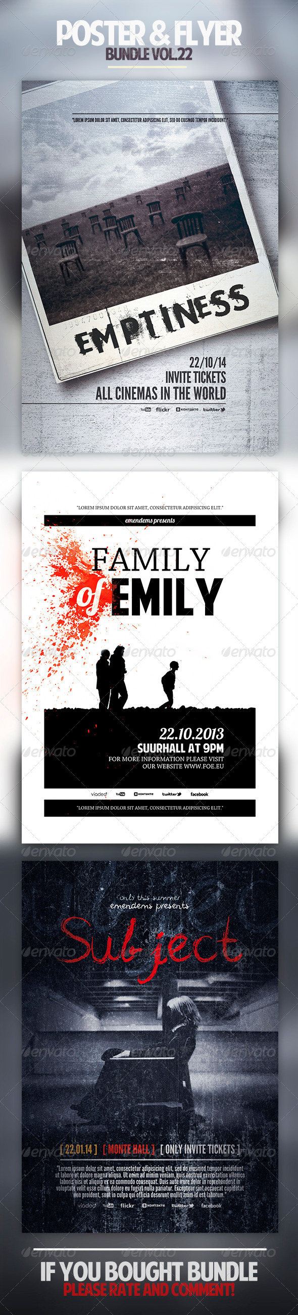 GraphicRiver Poster & Flyer Bundle Vol.22 6982297 GraphicRiver Poster & Flyer Bundle Vol.22 6982297