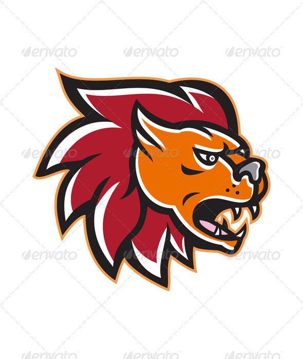 GraphicRiver Angry Lion Big Cat Head Side 6985460 GraphicRiver Angry Lion Big Cat Head Side 6985460