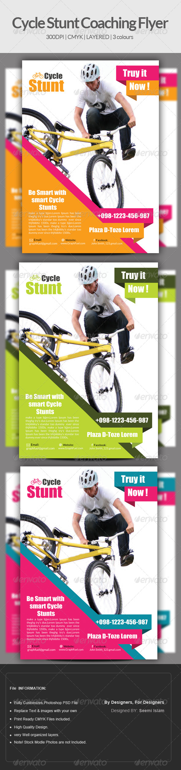 GraphicRiver Cycle Stunt Coaching Flyer Template 6973268 GraphicRiver Cycle Stunt Coaching Flyer Template 6973268