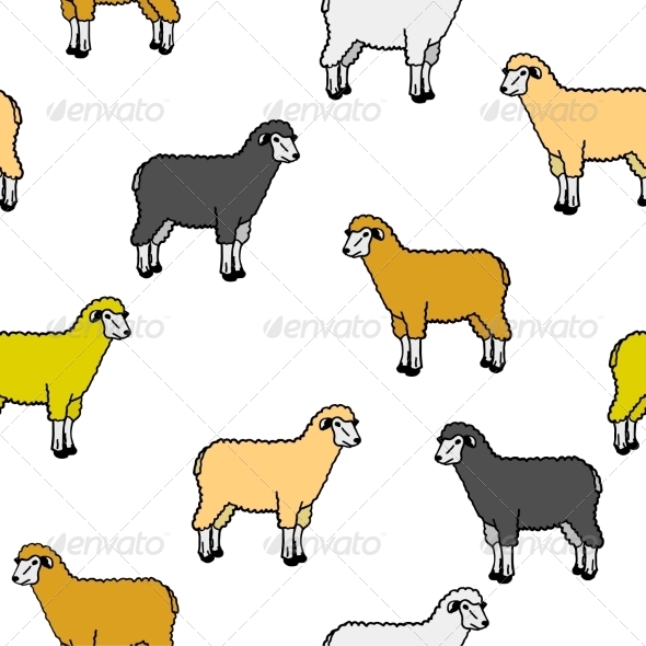 GraphicRiver Sheep Pattern 6987909 GraphicRiver Sheep Pattern 6987909