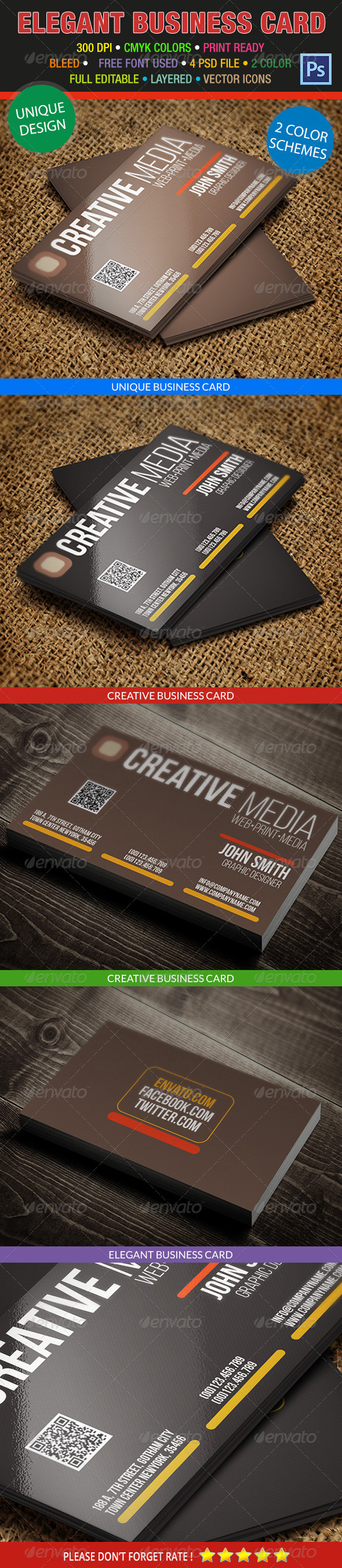 GraphicRiver Creative Business Card 211 6989417 GraphicRiver Creative Business Card 211 6989417