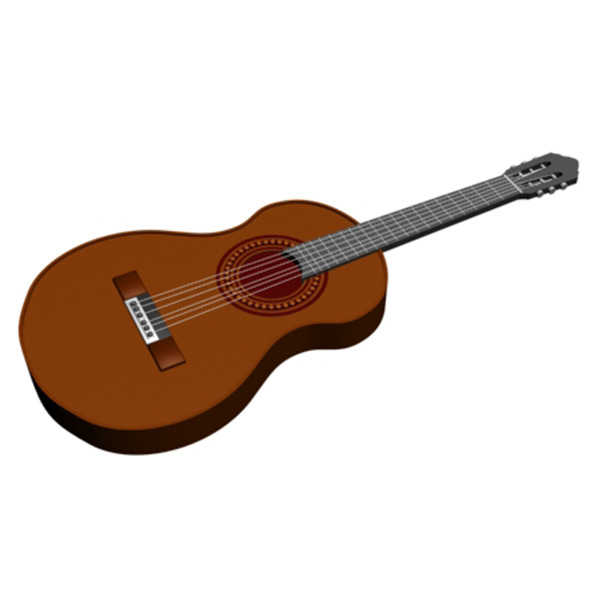 Guitar 01 - 3DOcean Item for Sale