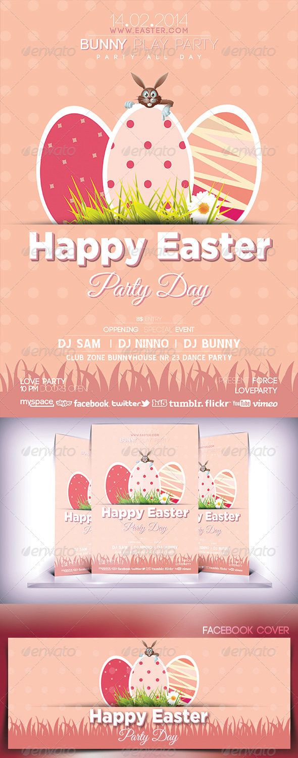 GraphicRiver Easter Day Party Flyer 6993937 GraphicRiver Easter Day Party Flyer 6993937