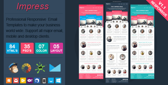 ThemeForest Impress Clean Responsive Email Template 6915566 ThemeForest Impress Clean Responsive Email Template 6915566