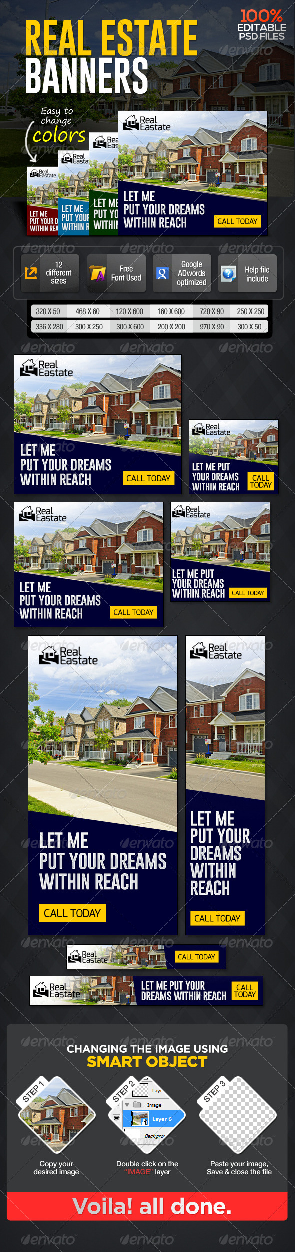 GraphicRiver Real Estate Banners 6996921 GraphicRiver Real Estate Banners 6996921