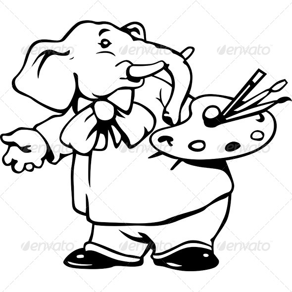 GraphicRiver Elephant Painter 6998624 GraphicRiver Elephant Painter 6998624