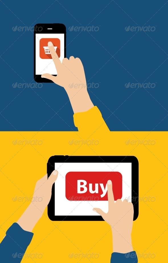 GraphicRiver Online Shopping Flat Concept 7005767 GraphicRiver Online Shopping Flat Concept 7005767