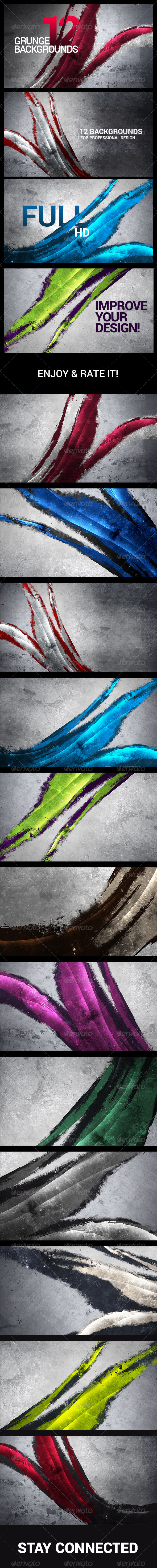 GraphicRiver 12 Painted Urban Abstract Grunge Backgrounds 7006212 GraphicRiver 12 Painted Urban Abstract Grunge Backgrounds 7006212