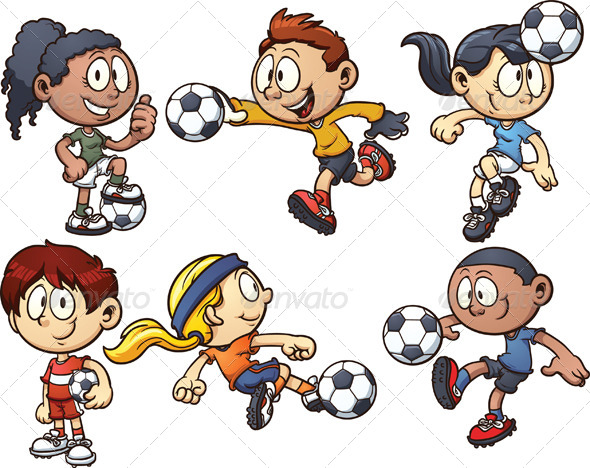 GraphicRiver Soccer Kids 7006443 GraphicRiver Soccer Kids 7006443