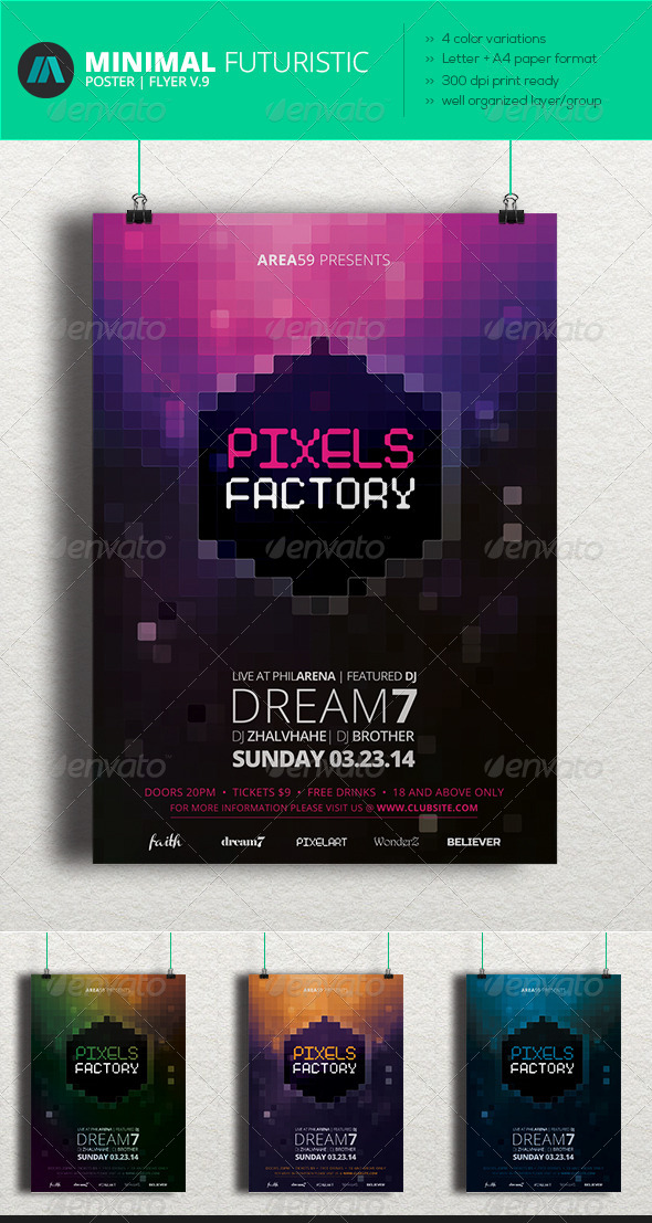 GraphicRiver Minimal Futuristic Poster Flyer V.9 7007192 GraphicRiver Minimal Futuristic Poster Flyer V.9 7007192