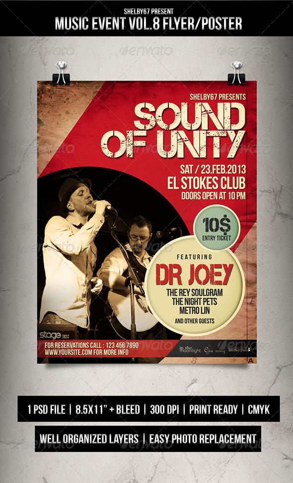 GraphicRiver Music Event Flyer Poster Vol.8 7007958 GraphicRiver Music Event Flyer Poster Vol.8 7007958