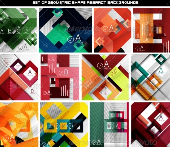 GraphicRiver Collection of Geometric Abstract Backgrounds 7009730 GraphicRiver Collection of Geometric Abstract Backgrounds 7009730