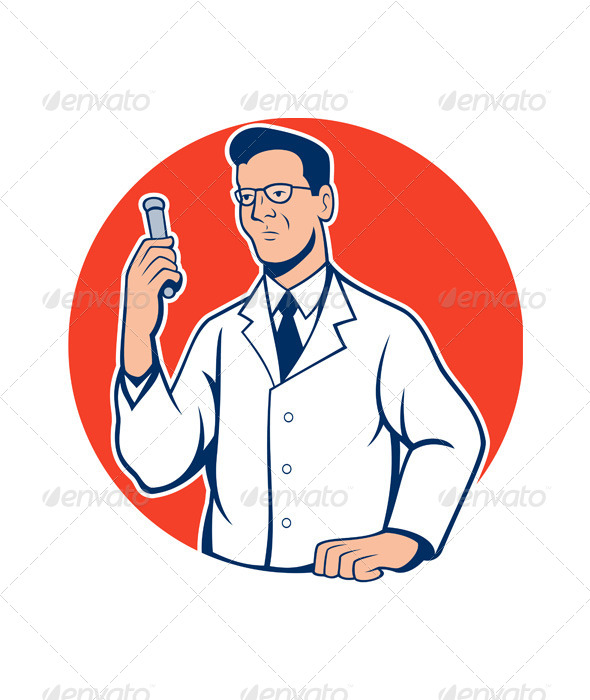 GraphicRiver Scientist Lab Researcher Chemist Cartoon 7014039 GraphicRiver Scientist Lab Researcher Chemist Cartoon 7014039