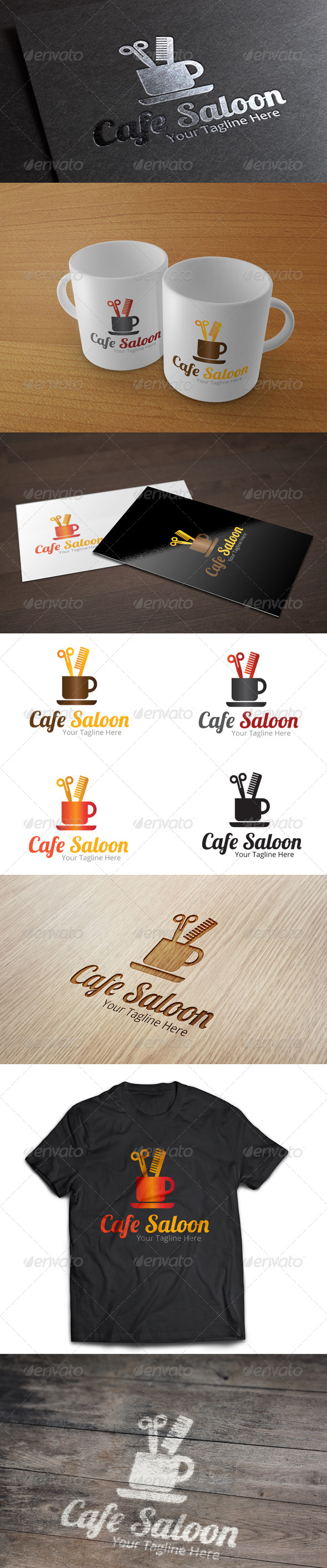 GraphicRiver Cafe Saloon Logo Template 7018737 GraphicRiver Cafe Saloon Logo Template 7018737