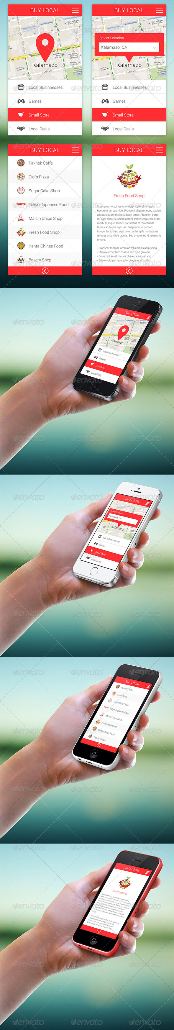 GraphicRiver Local Buy App 7019639 GraphicRiver Local Buy App 7019639