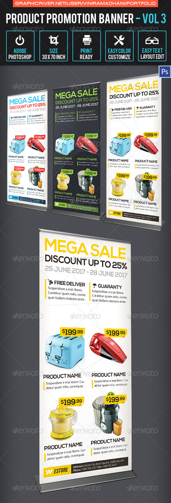 GraphicRiver Product Promotion Banner Volume 3 7019658 GraphicRiver Product Promotion Banner Volume 3 7019658