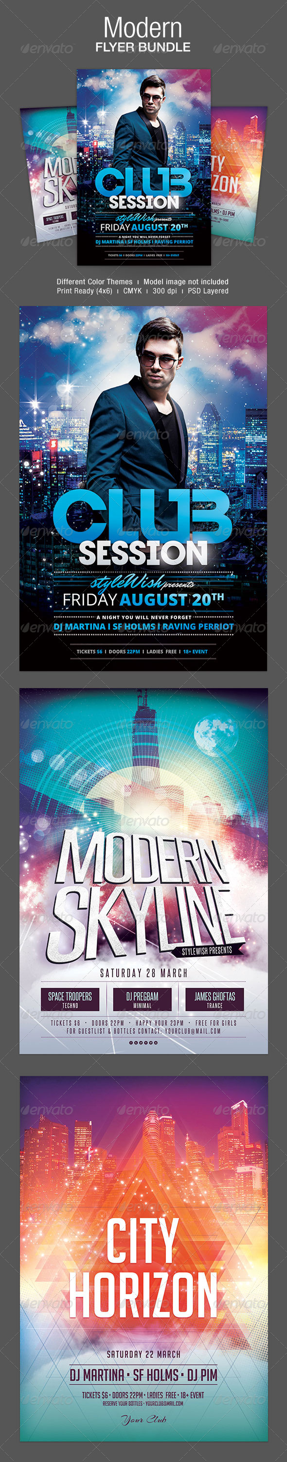 GraphicRiver Modern Flyer Bundle 7023154 GraphicRiver Modern Flyer Bundle 7023154