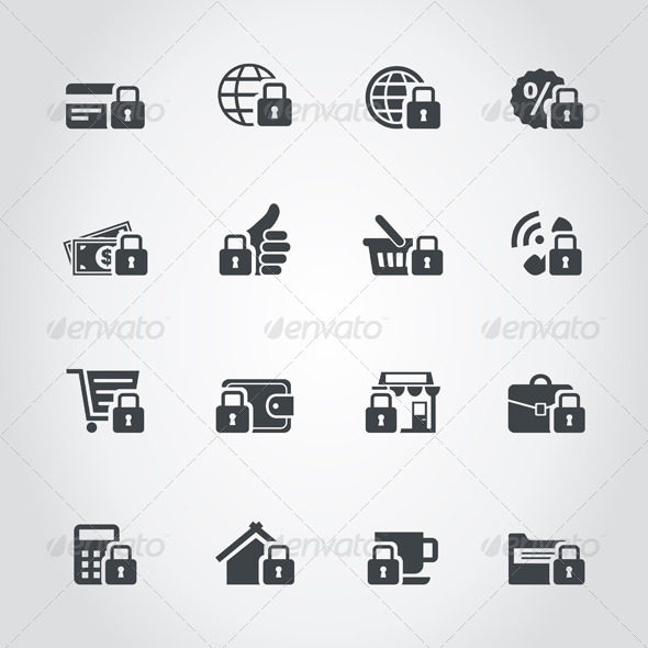 GraphicRiver Lock Icons 7023841 GraphicRiver Lock Icons 7023841