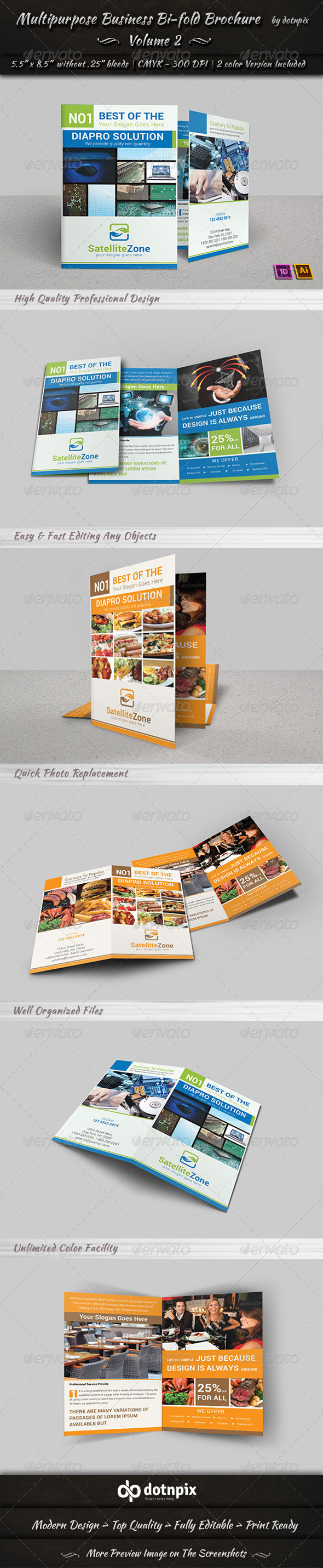 GraphicRiver Multipurpose Business Bi-Fold Brochure Volume 2 7024155 GraphicRiver Multipurpose Business Bi-Fold Brochure Volume 2 7024155