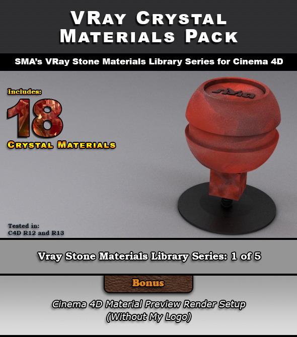 3DOcean 18 VRay Crystal Materials for Cinema 4D 7029263 3DOcean 18 VRay Crystal Materials for Cinema 4D 7029263