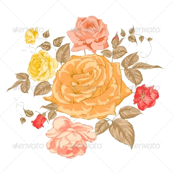 GraphicRiver Rose Bud over White 7029882 GraphicRiver Rose Bud over White 7029882