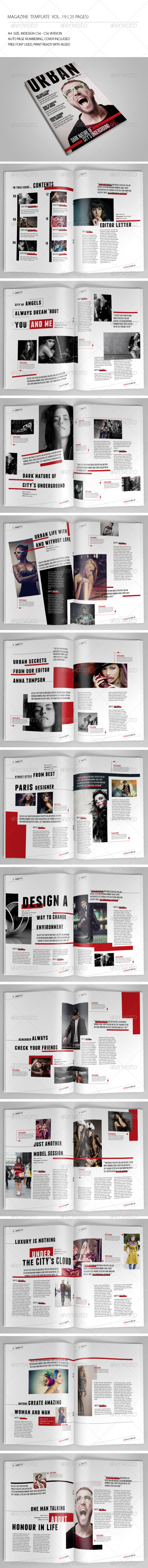 GraphicRiver 25 Pages Urban Magazine Vol19 7031485 GraphicRiver 25 Pages Urban Magazine Vol19 7031485