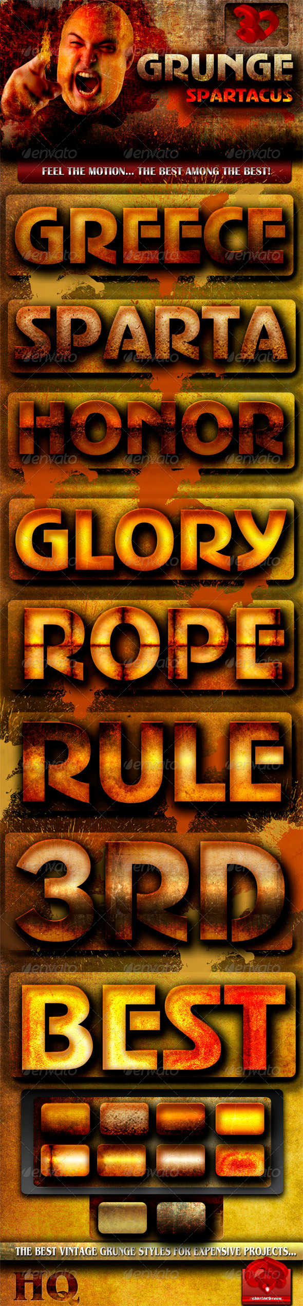 GraphicRiver Grunge Spartacus Text Styles 736485 GraphicRiver Grunge Spartacus Text Styles 736485