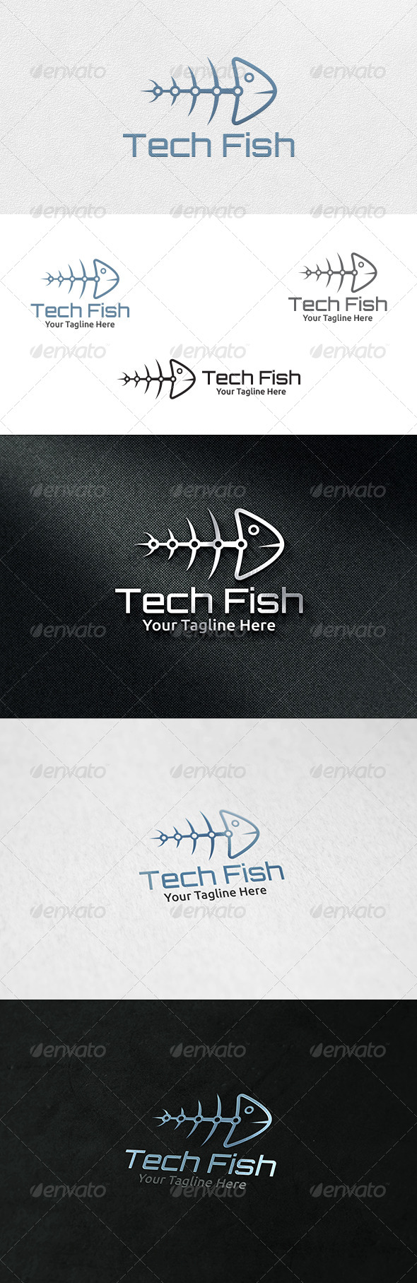 GraphicRiver Tech Fish Logo Template 7032535 GraphicRiver Tech Fish Logo Template 7032535