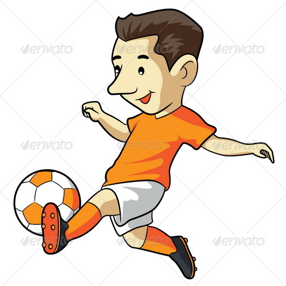 GraphicRiver Soccer Kid Cartoon 7041062 GraphicRiver Soccer Kid Cartoon 7041062