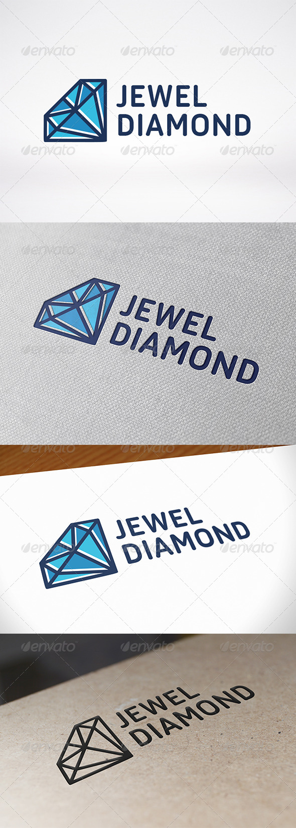 GraphicRiver Diamond Gem Logo Template 7041717 GraphicRiver Diamond Gem Logo Template 7041717